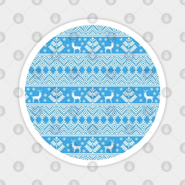 Ethnic blue ornament #5 Magnet by GreekTavern